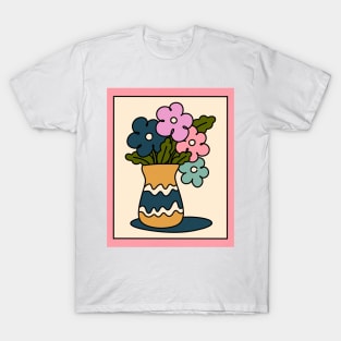 Flowers Retro 70s T-Shirt